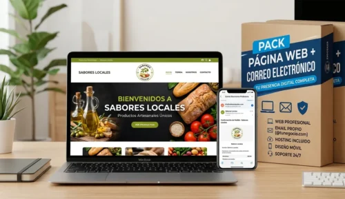 plan basico correo + sitio web